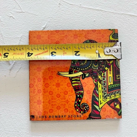 THE BOMBAY STORE Vintage Wooden Coasters Set of 4 - Picture 7 of 11